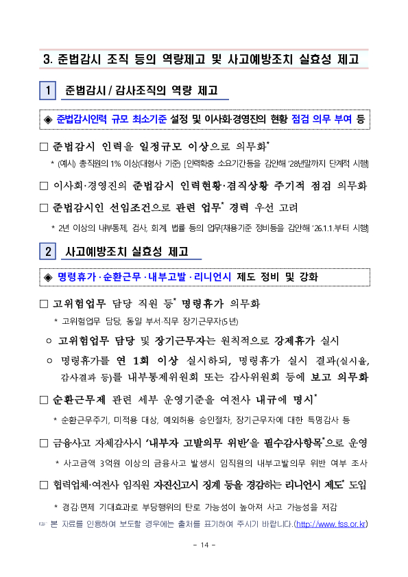 금감원, 여전업권과 함께 여전사 내부통제 개선방안 마련 이미지 14