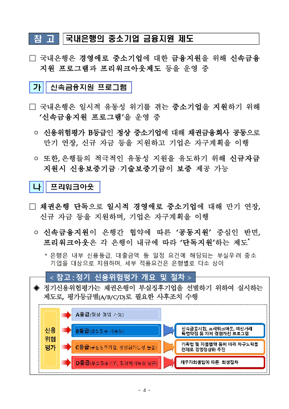 2023년 정기 신용위험평가 결과 및 향후 계획 이미지 4