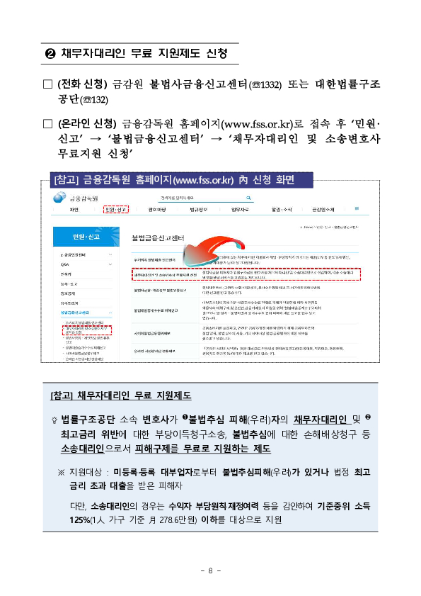 2023년 불법사금융 피해신고센터 운영실적 이미지 8