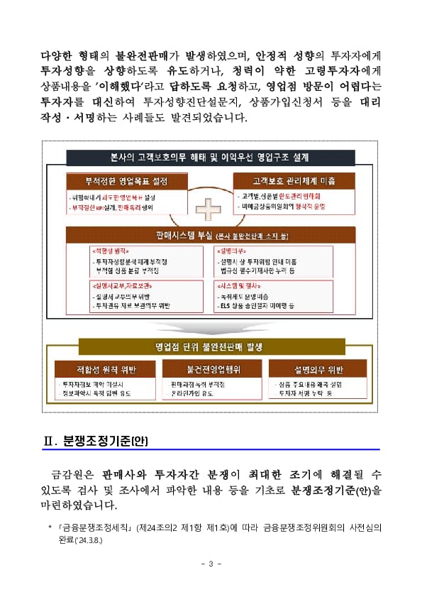 홍콩 H지수 ELS 검사결과(잠정) 및 분쟁조정기준(안) 이미지 3