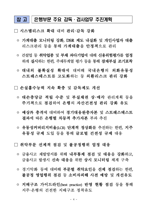 2024년 은행부문 금융감독 업무설명회 개최 이미지 4