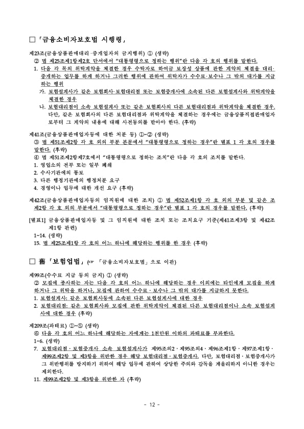 GA 영업질서 확립을 위한 주요 위법행위 및 제재사례 안내 - ③ 경유계약 및 수수료 부당지급 금지 위반사례 및 향후 계획 이미지 12