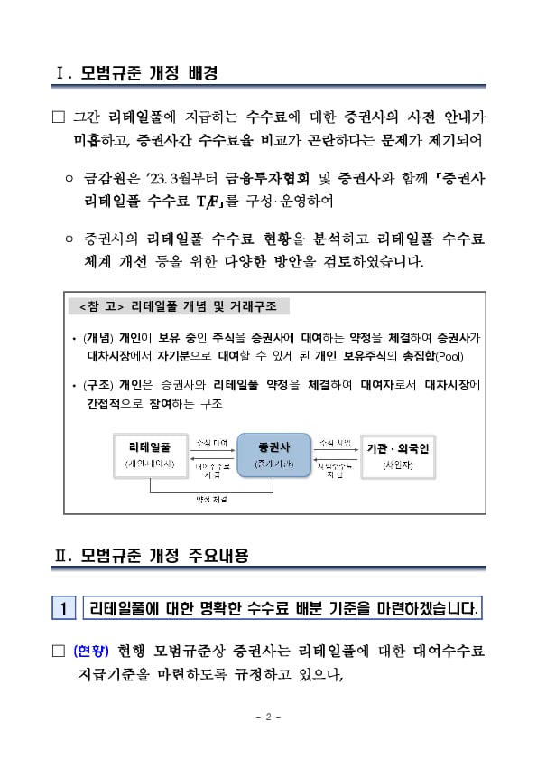 리테일풀 수수료 체계 개편 및 비교공시 도입 등을 통해 리테일풀에 대한 명확한 이익배분 기준을 확립하겠습니다 PC 본문 이미지 2