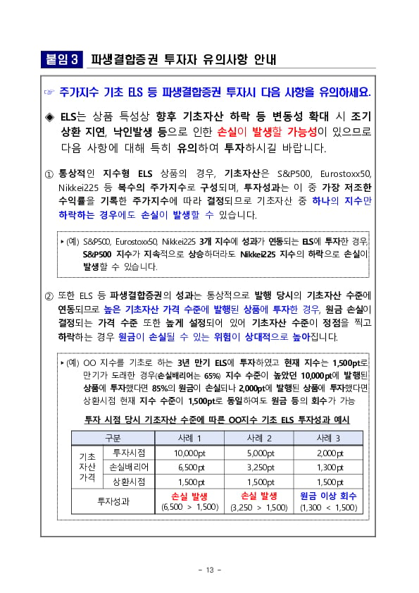 '24년 상반기 중 증권회사 파생결합증권 발행 운용 현황 이미지 13