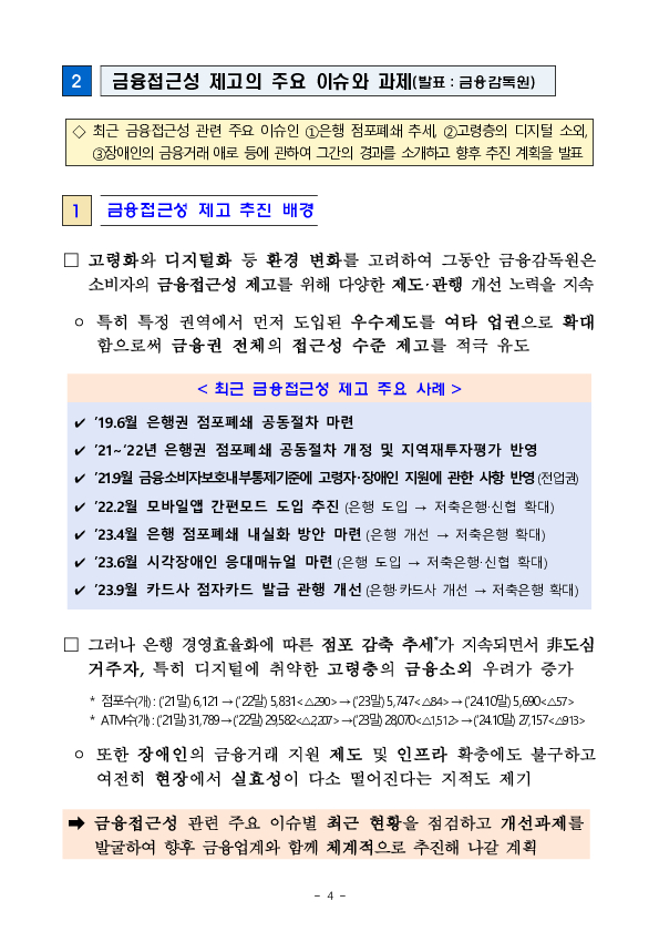 금융접근성 제고를 위한 금융권 공감의장 개최 이미지 4