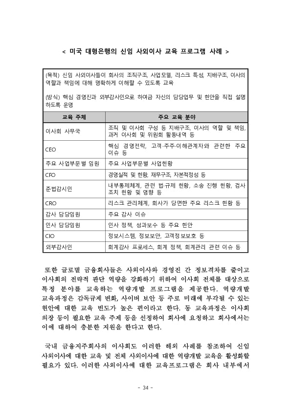 금융지주회사 이사회 Handbook 이미지 36