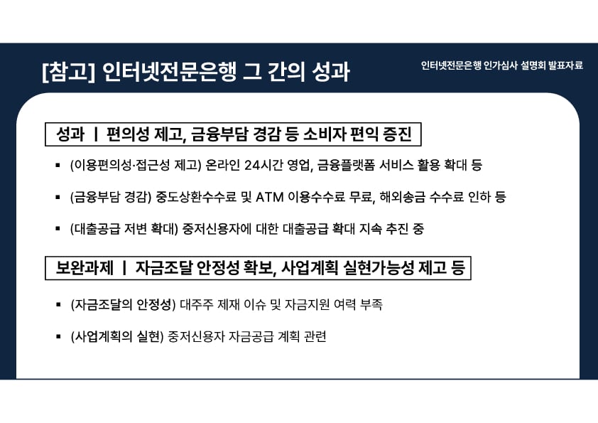 인터넷전문은행 인가심사 설명회 개최 이미지 5