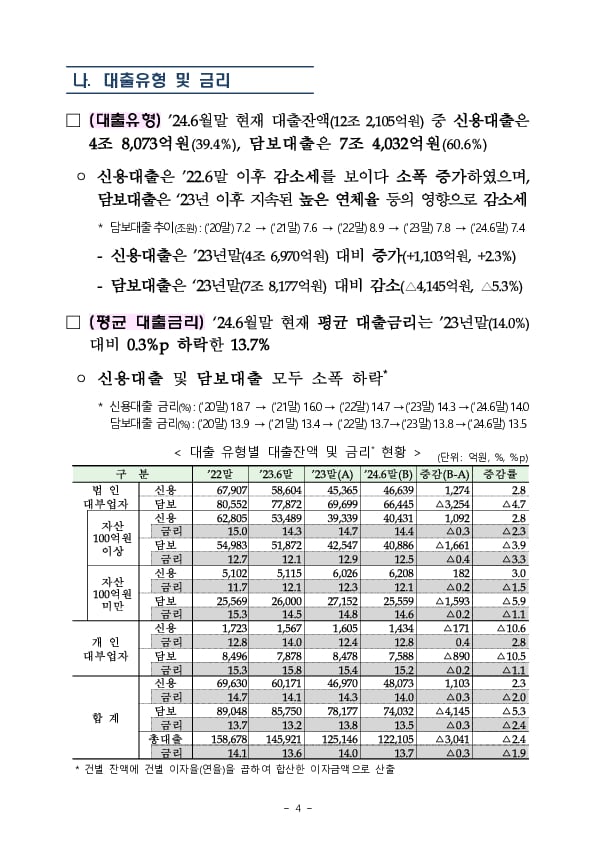 2024년 상반기 대부업 실태조사 결과 이미지 8