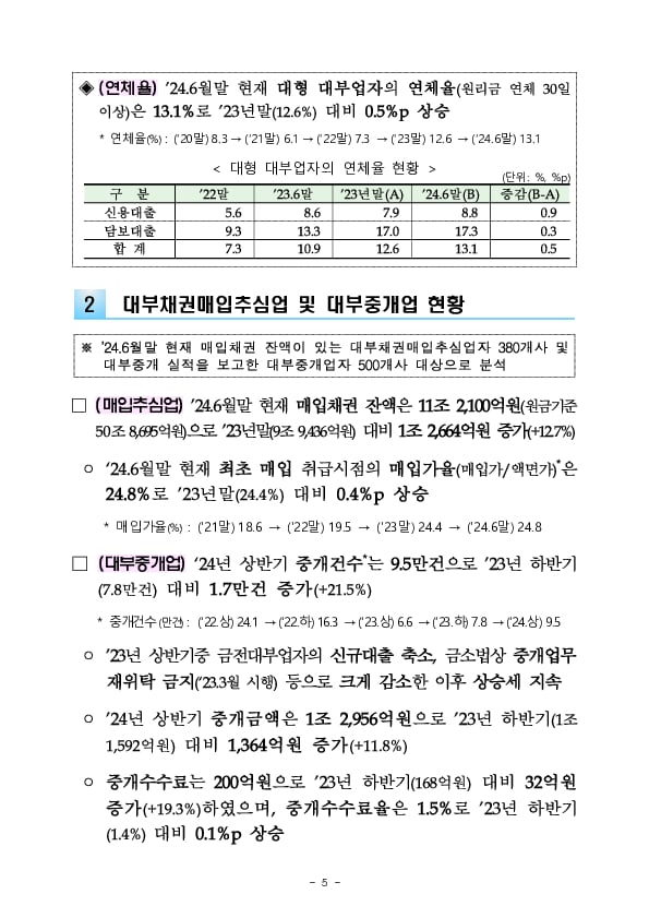 2024년 상반기 대부업 실태조사 결과 이미지 9