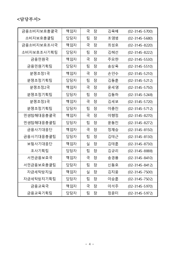 2025년 금융소비자보호 부문 금융감독 업무설명회 개최 이미지 4