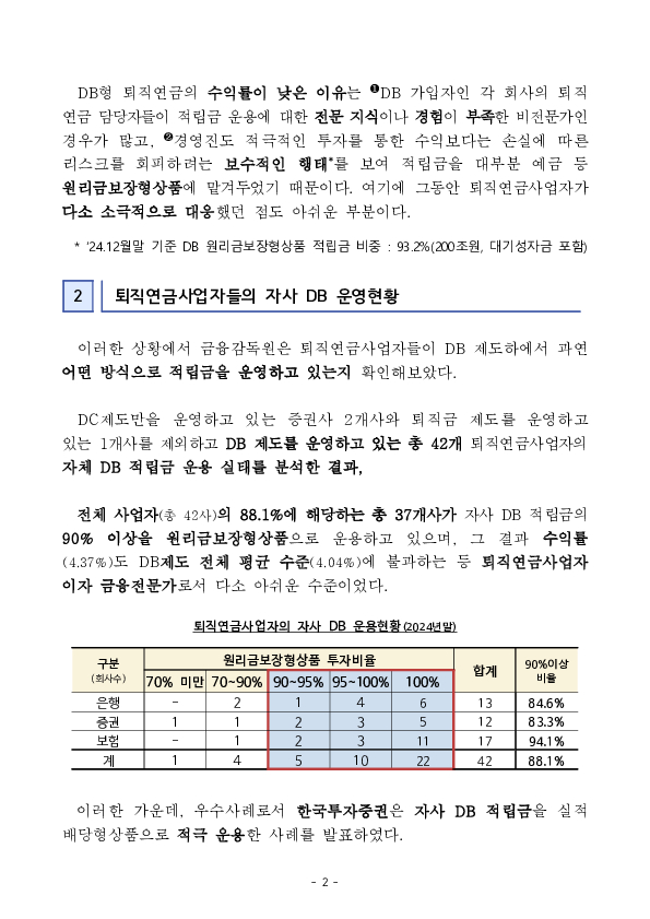 확정급여형(DB) 수익률 제고를 위한 간담회 개최 PC 본문 이미지 2