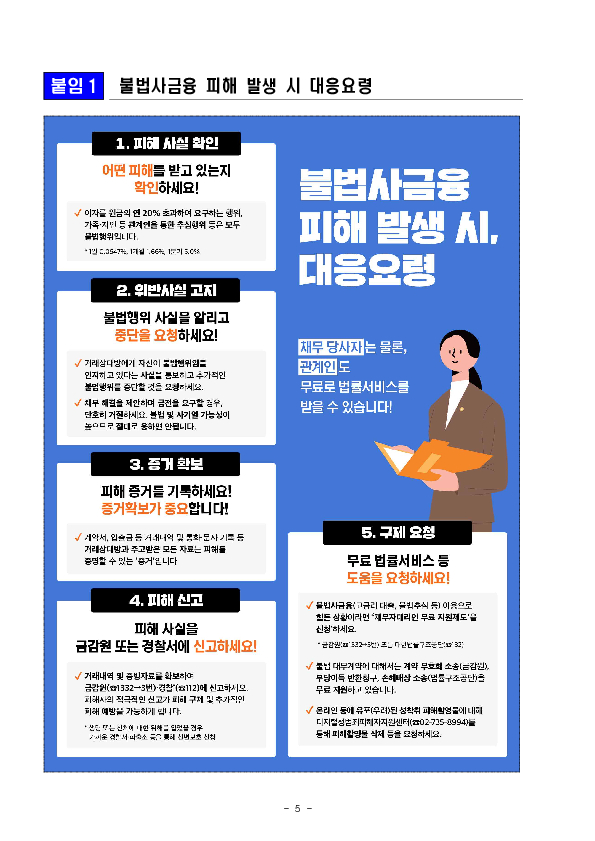 국민의 평온한 일상을 파괴하는 반사회적 불법대부계약에 대해 원리금 전액을 반환하도록 하는 판결이 선고되었습니다 이미지 5