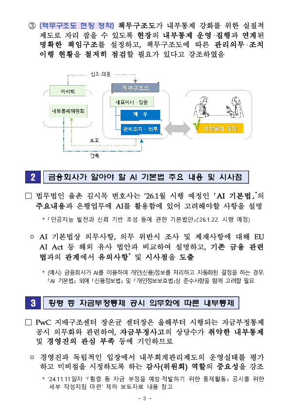 2025년 금감원, 상반기 은행권 내부통제 워크숍 개최 이미지 3