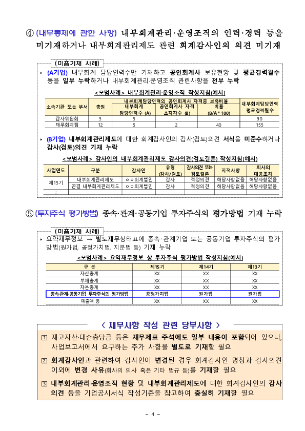 2024년 사업보고서 점검 결과 및 공시설명회 개최 이미지 4