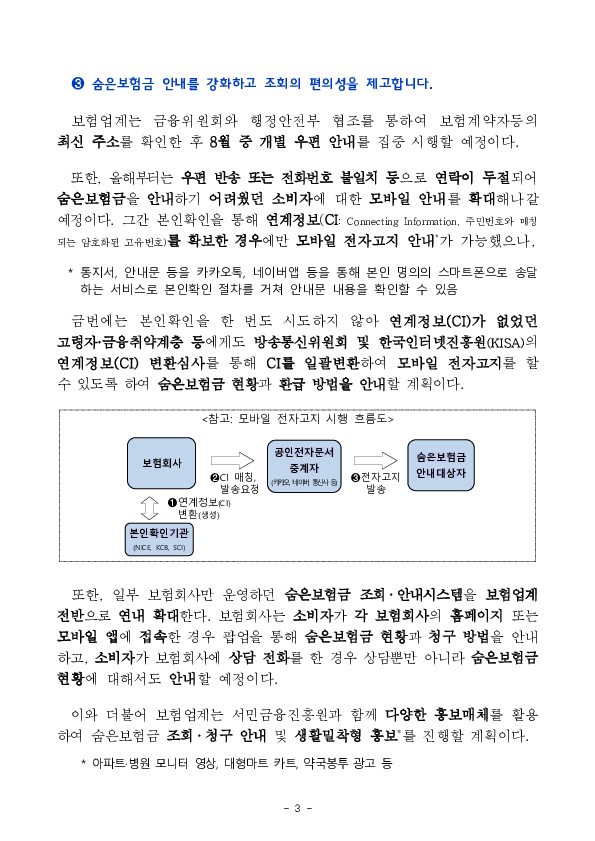 숨은보험금 11조 2천억원을 찾아가세요 이미지 3