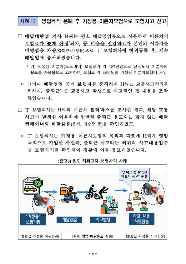 음주운전 은폐, 입원 중 택시영업, 허위진술 등은 명백한 자동차 보험사기로 단호히 거절하셔야 합니다! 이미지 6