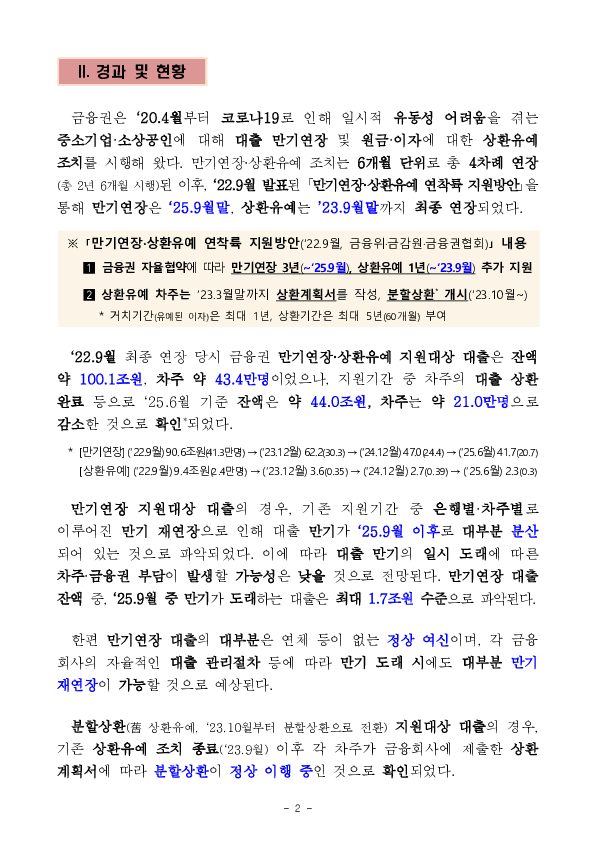 코로나19 피해 중소기업,소상공인 만기연장 상환유예 연착륙 현황 점검회의 개최 PC 본문 이미지 2