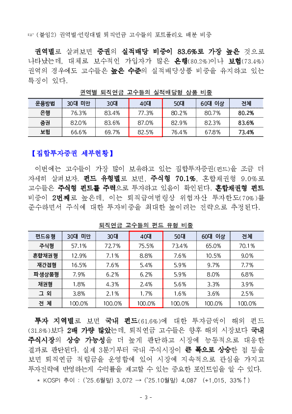 우리나라 퇴직연금 투자 백서 Ⅱ - 연금 고수의 투자 포트폴리오 살펴보기 - 이미지 3