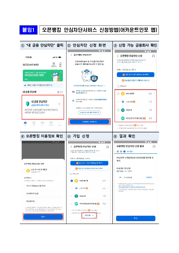 "쉽고 간편한 오픈뱅킹, 보이스피싱이 염려된다면" 오픈뱅킹 안심차단서비스로 예방하세요 이미지 5