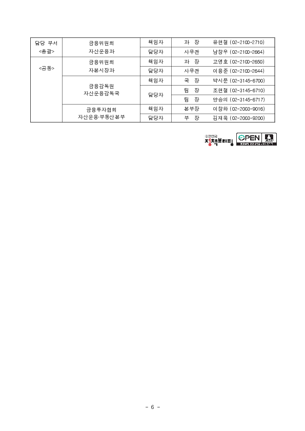 「기업성장집합투자기구(BDC) 도입」 등을 위한 자본시장법 시행령 및 규정 개정안 입법예고 이미지 6