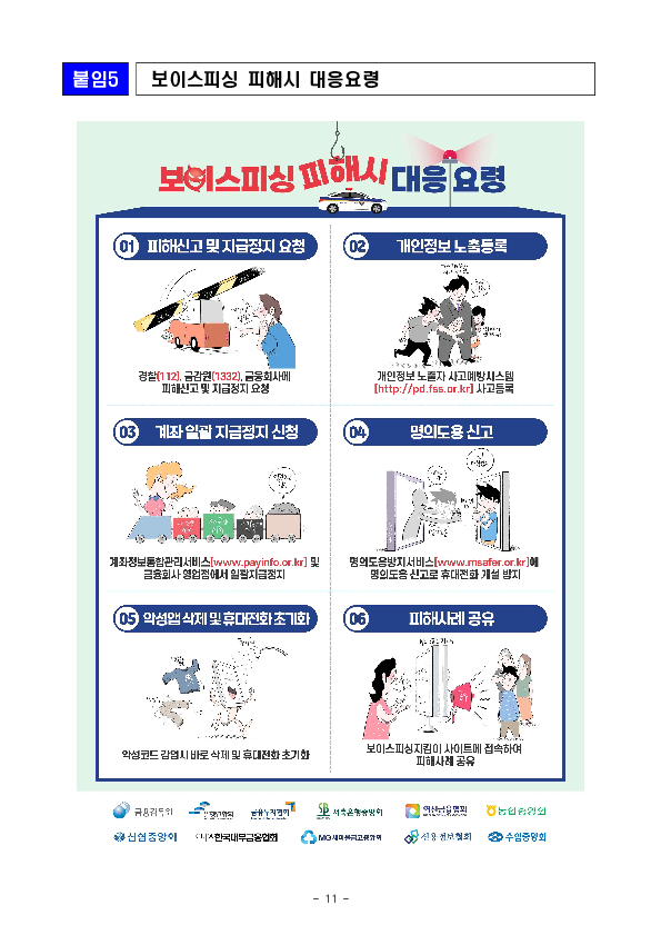 쿠팡 개인정보 유출사고를 빙자한 보이스피싱, 스미싱 피해사례가 확인됨에 따라 소비자경보를 상향합니다!! 이미지 11