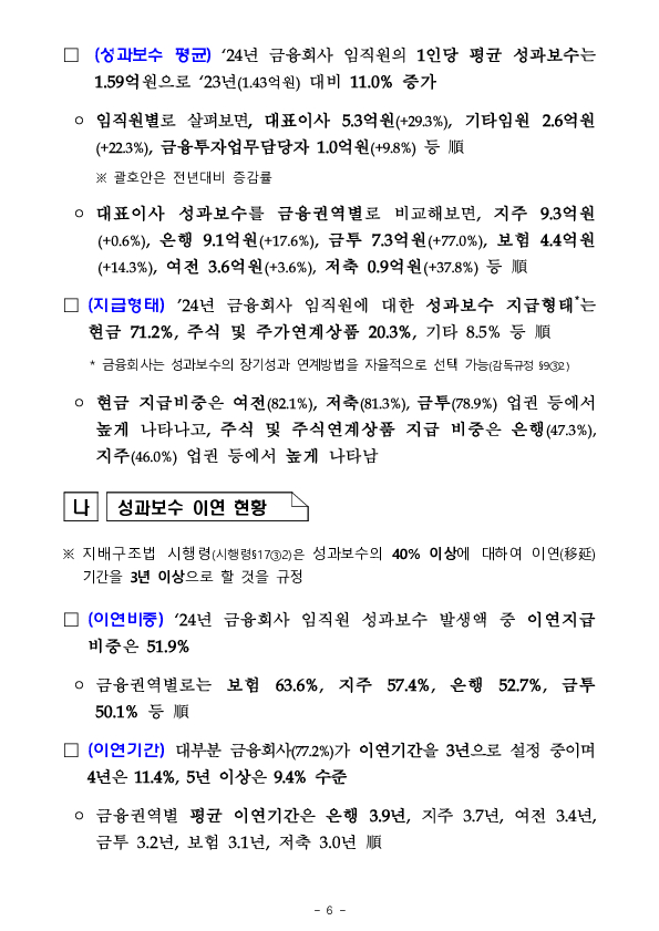 금융회사 성과보수체계 선진화를 위한 세미나 개최 이미지 6