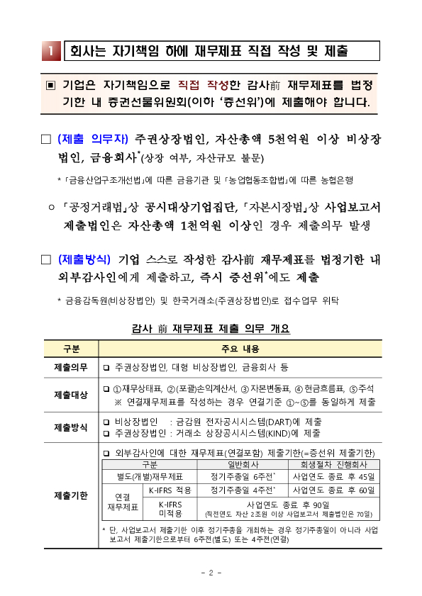 2025년 기업 결산 및 외부감사 유의사항 안내 PC 본문 이미지 2