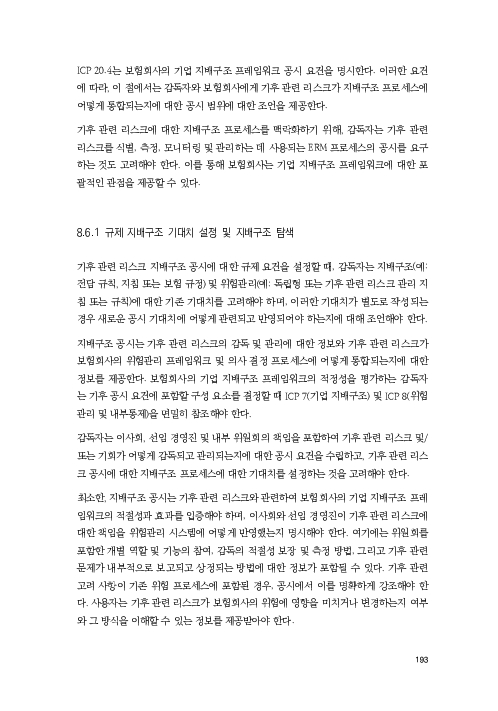 기후리스크 관리를 위한 건전성 감독체계 연구 이미지 201