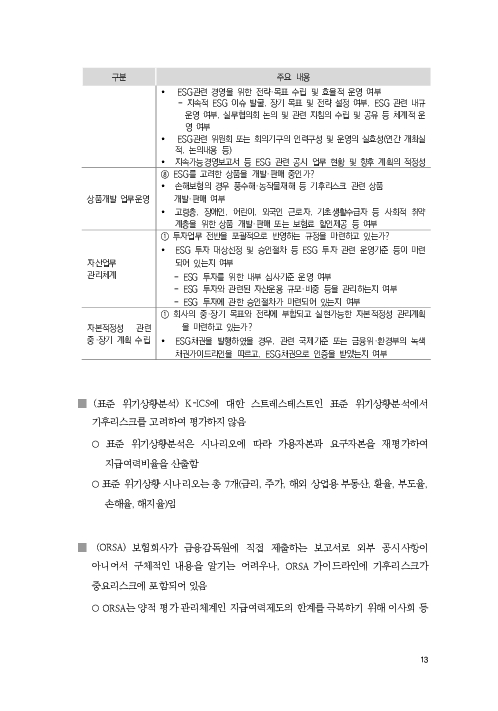 기후리스크 관리를 위한 건전성 감독체계 연구 이미지 21