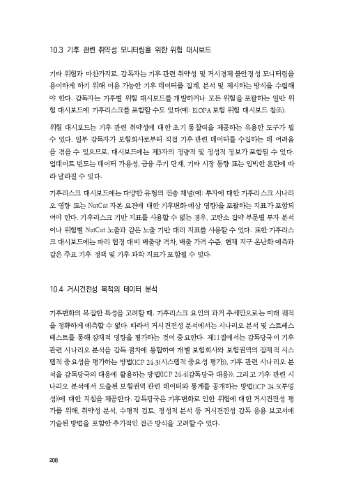 기후리스크 관리를 위한 건전성 감독체계 연구 이미지 216
