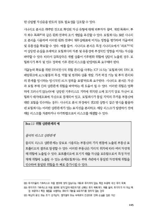 기후리스크 관리를 위한 건전성 감독체계 연구 이미지 253