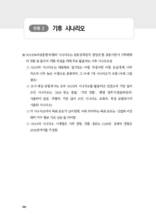 기후리스크 관리를 위한 건전성 감독체계 연구 이미지 288