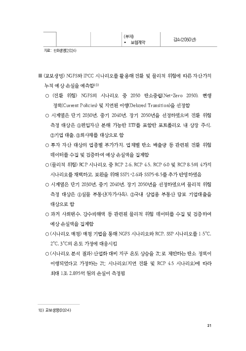 기후리스크 관리를 위한 건전성 감독체계 연구 이미지 29