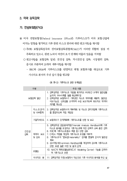 기후리스크 관리를 위한 건전성 감독체계 연구 이미지 55