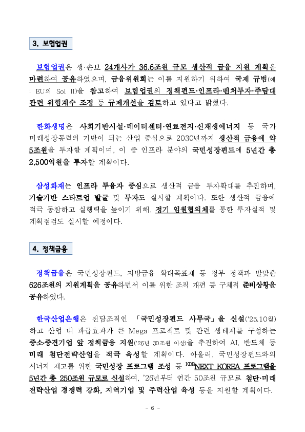 금융위원회, 부위원장 주재 금융업권 생산적 금융협의체 개최 이미지 6