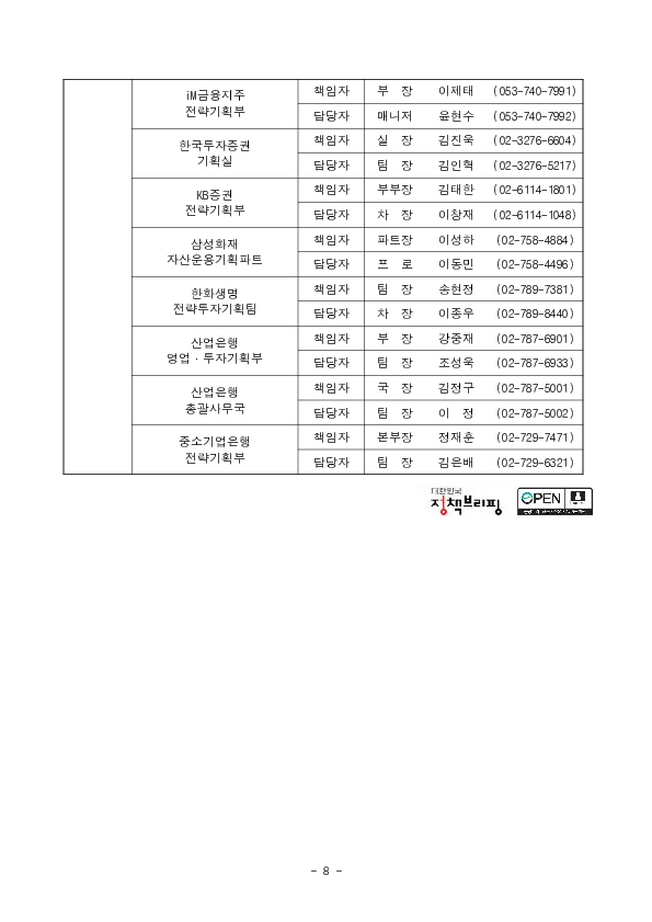 금융위원회, 부위원장 주재 금융업권 생산적 금융협의체 개최 이미지 8