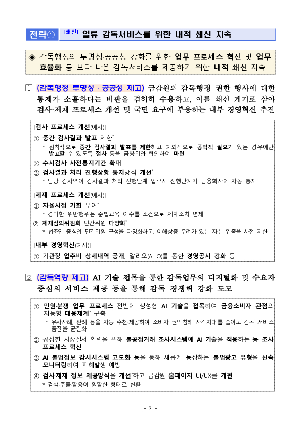 2026년 금융감독원 업무계획 이미지 3