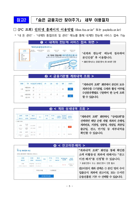 숨은 금융자산 “1.6조원”을 금융소비자에게 돌려드렸습니다. 이미지 5