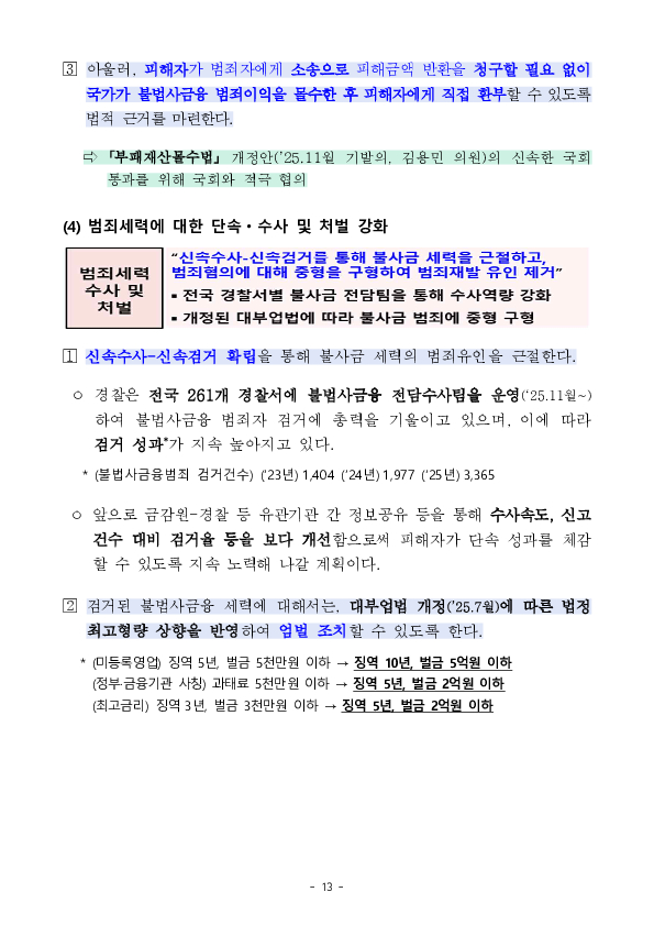불법사금융 근절을 위한 범정부 TF회의 개최 이미지 13