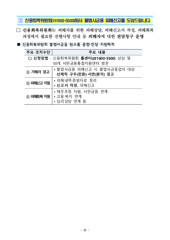 불법사금융 근절을 위한 범정부 TF회의 개최 이미지 20