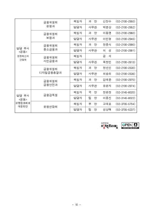 ''금융위원장, 금융소비자의 목소리를 듣다'' 금융 현장메신저 간담회 개최 이미지 10
