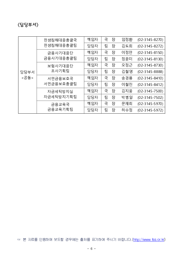 금융감독원, 민생침해 금융범죄 척결을 위한 금융권 간담회 개최 이미지 6