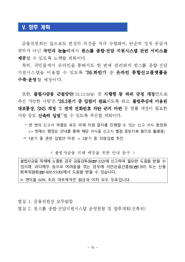 앞으로는 한 번의 신고로 불법추심을 차단하고 피해구제를 받을 수 있게 됩니다. 이미지 10