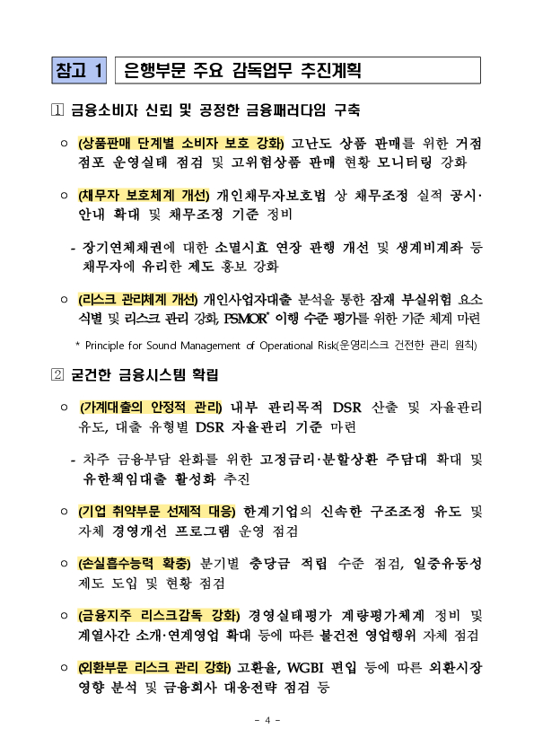 2026년 은행 부문 금융감독 업무설명회 개최 이미지 4