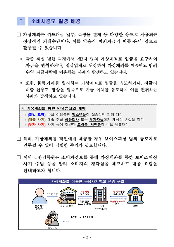 가상계좌를 이용한 금융사기에 유의하세요! 당신은 피해자이면서 범죄자가 될 수 있습니다! PC 본문 이미지 2