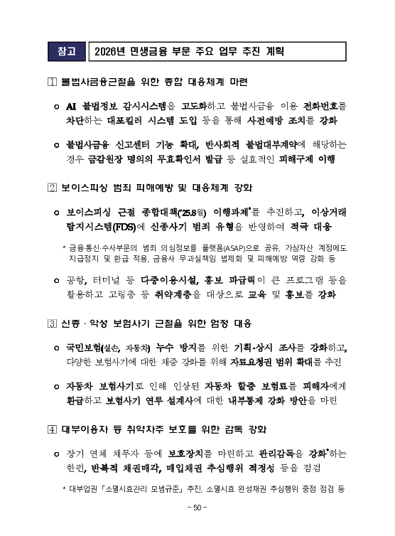 금융감독정보(2026-1 통권 1130호) 발간_26.1~3월 이미지 54