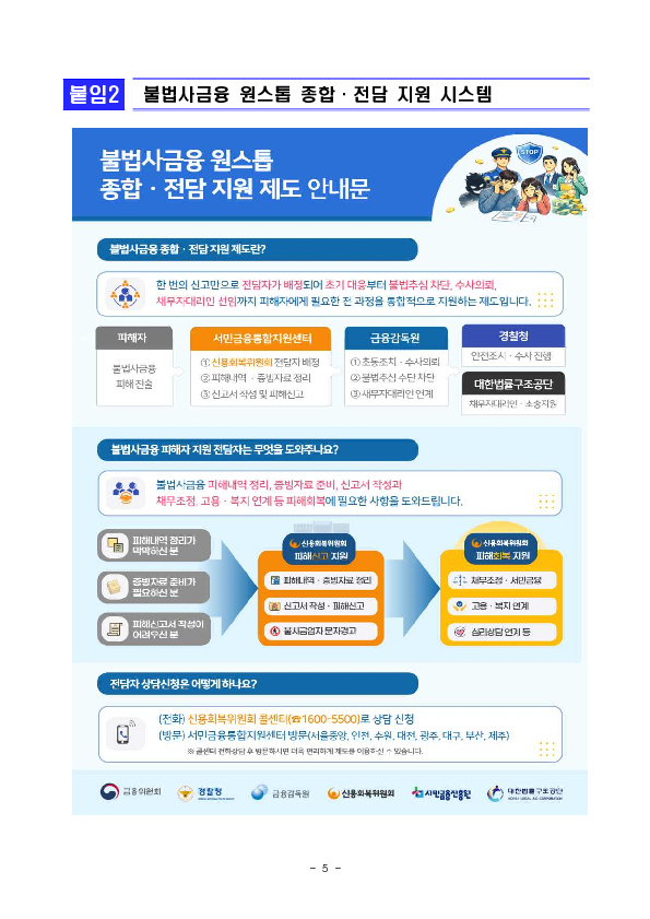 불법사금융으로 고통받는 취약계층 위해, 복지부, 금감원 함께 나선다. 이미지 5