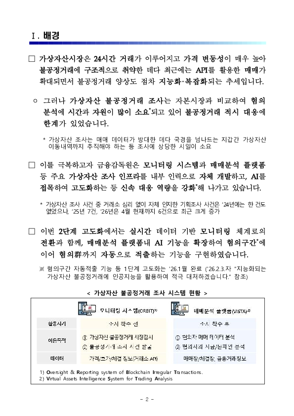 실시간 감시와 AI 기반 분석으로 가상자산 불공정거래 정조준 PC 본문 이미지 2