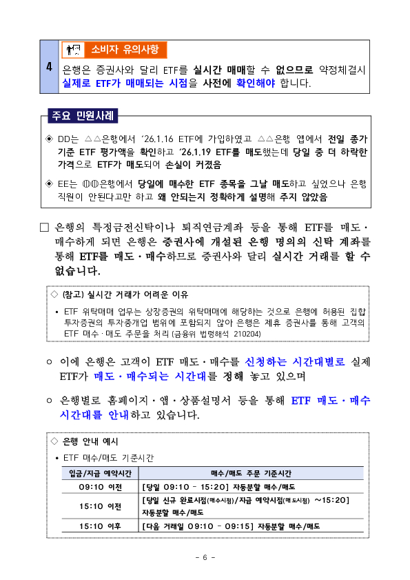 주요 민원사례로 알아보는 ETF 투자시 소비자 유의사항 이미지 6