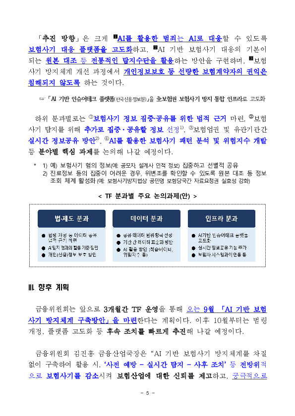 AI 시대 진화하는 보험사기, 범정부 공조로 국민들의 보험금 누수 막아낸다. 이미지 5